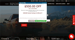 Desktop Screenshot of northsidechryslerjeepdodge.com